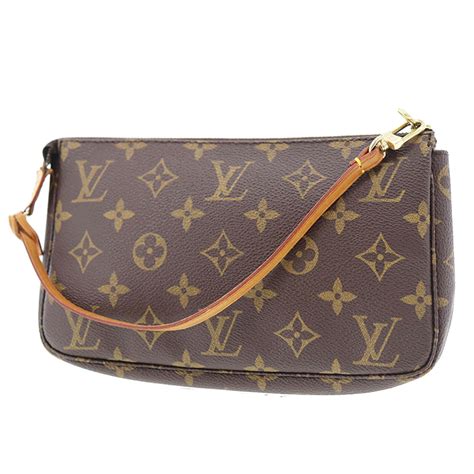 lv monogram nero pochette uomo|louis vuitton monogram pochette bag.